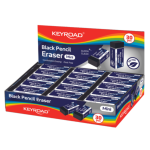 KEYROAD- GOMA LAPIZ-TECNICA MINI NEGRA DISPLAY X 30 UDS